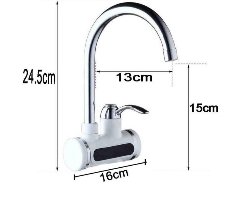Torneiras elétricas, Água quente instantânea