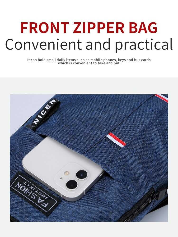 Plecak cross-body nerka torebka na ramię na pasku saszetka nylonowa