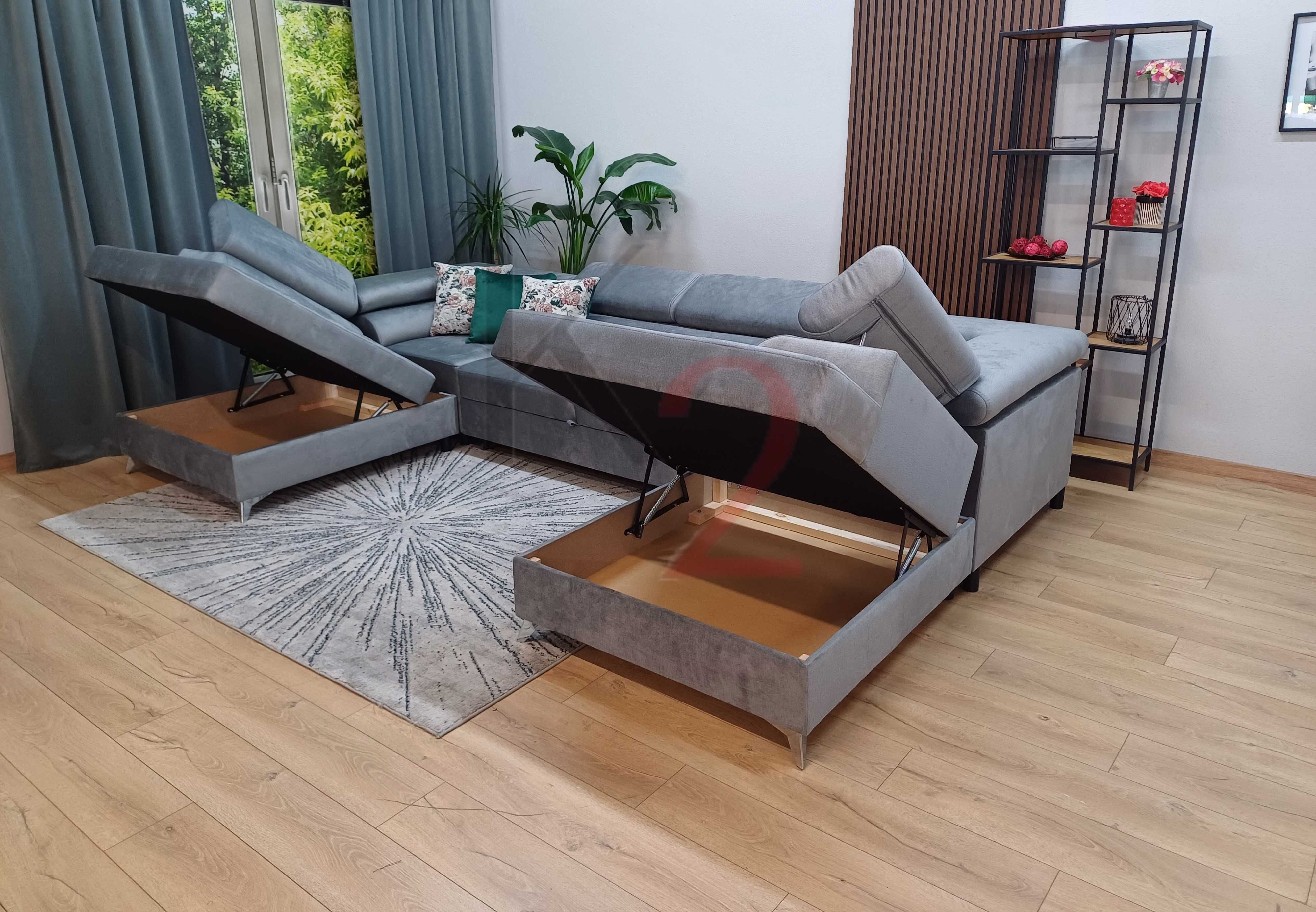 Narożnik MILANO U dostawa 3-7 dni PROMOCJA Rogówka kanapa gratis