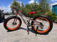 Custom INDIANA Fat Bike 18 cali rama aluminiowa 24x4 cale koła