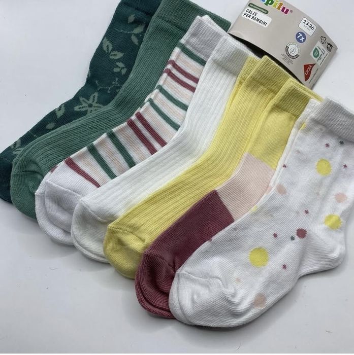 Набір дитячих шкарпеток- р. 23/26 ( 2-4 роки)