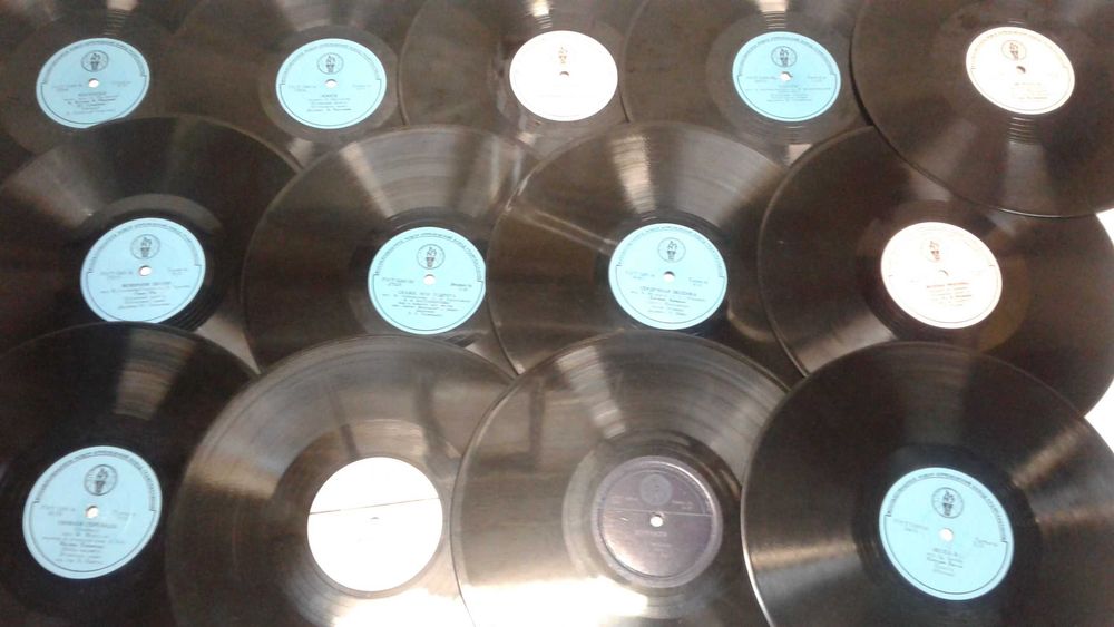 Пластинки патефонные граммофонные шеллак