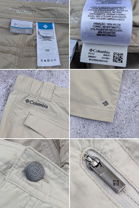 Штани Columbia Omni-Shade карго чоловічі, легкі, розмір L туристичні