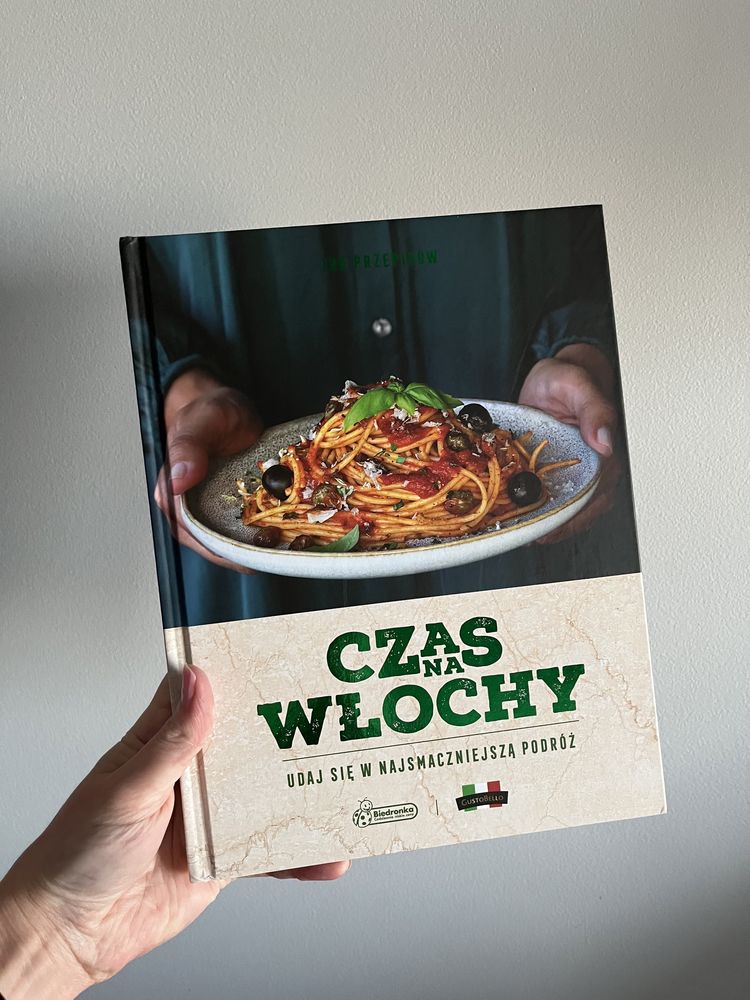 Czas na Włochy, książka z przepisami, Biedronka, kucharska, nowa