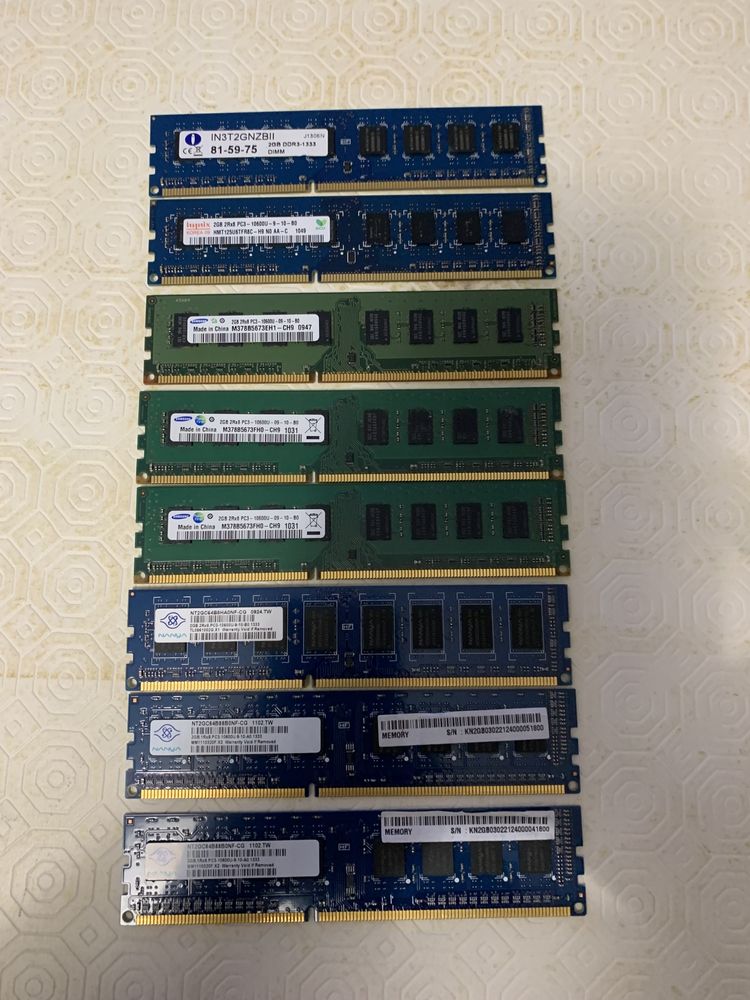 Memórias RAM DDR3 2 GB