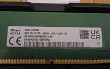 Kości RAM SK Hynix DDR5 PC5-5600B 8GB (dostępne 3 szt.)