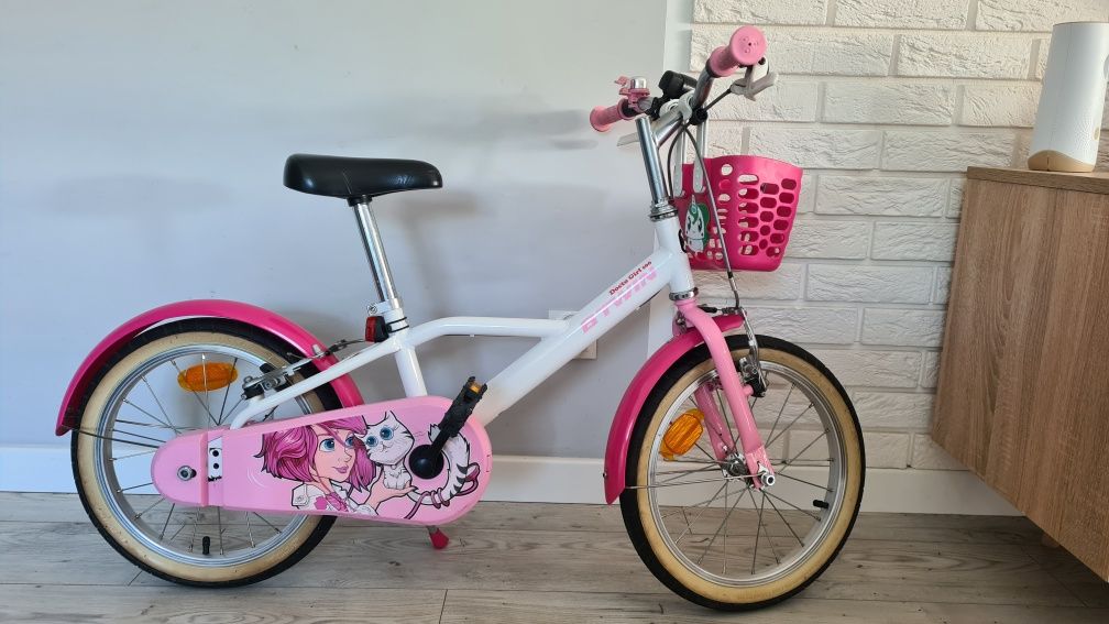 Rower dziecięcy Btwin 500 Doctogirl 16 cali Decathlon
