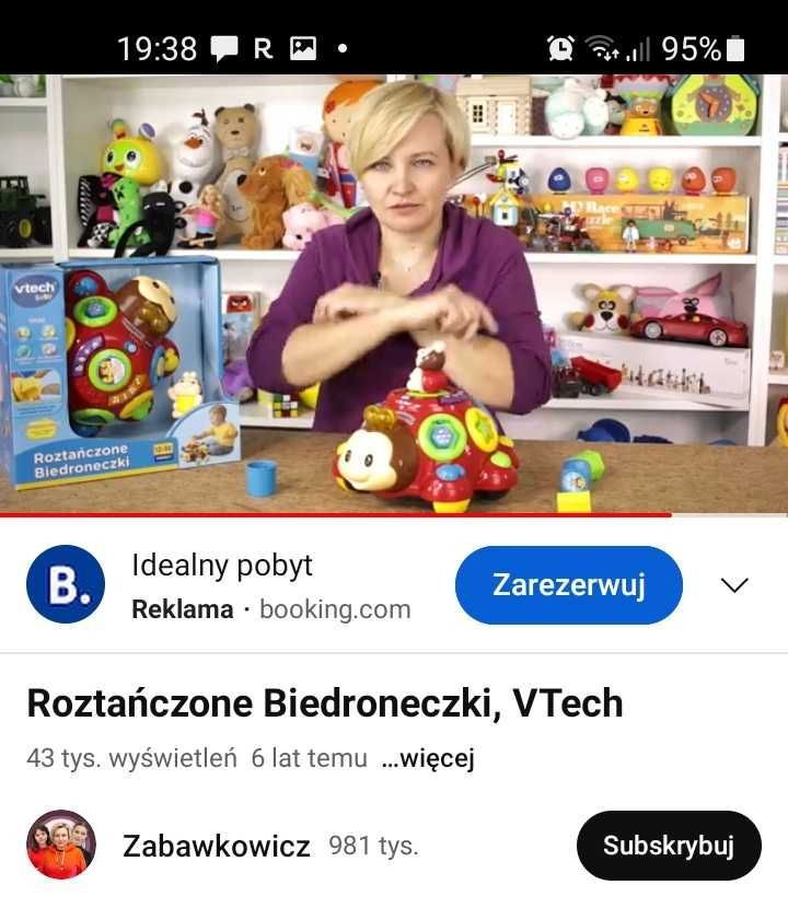 Zabawka interaktywna roztanczone biedroneczki  Vtech