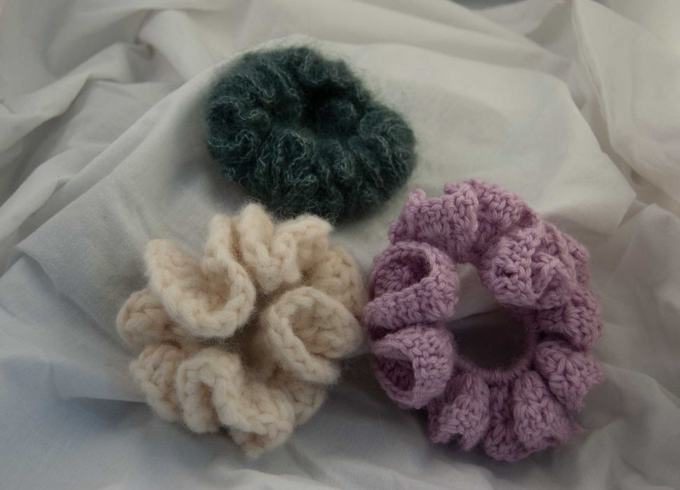 Handmade scrunchies