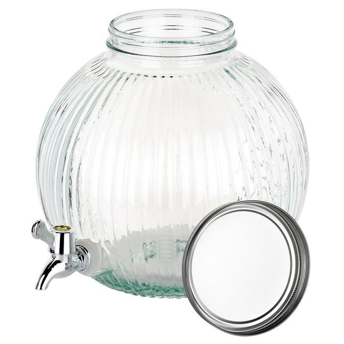 Słój do napojów z kranikiem szklany 5,5 l