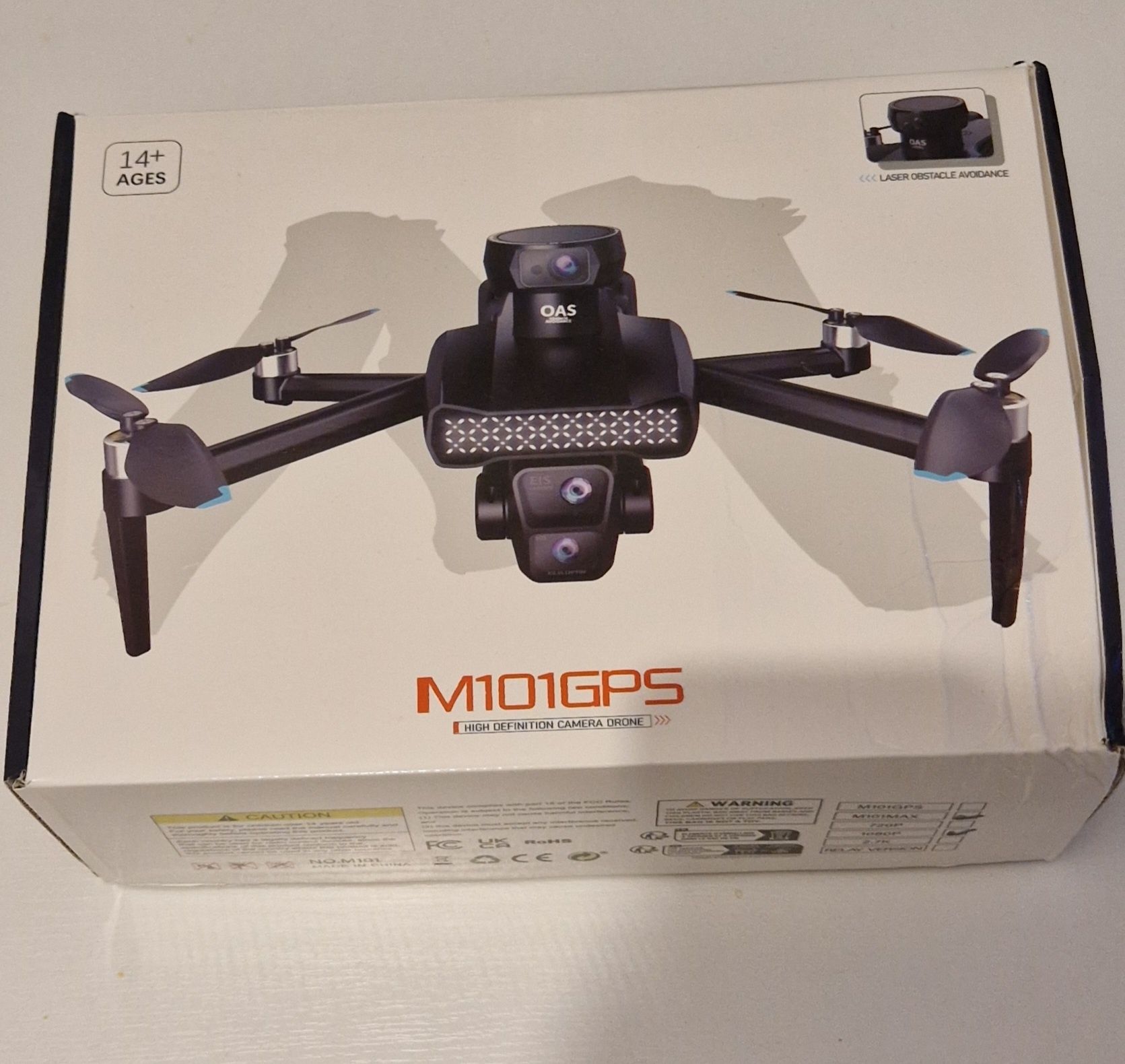 Dron M101MAX+ laserowe omijanie przeszkód, akumulator
