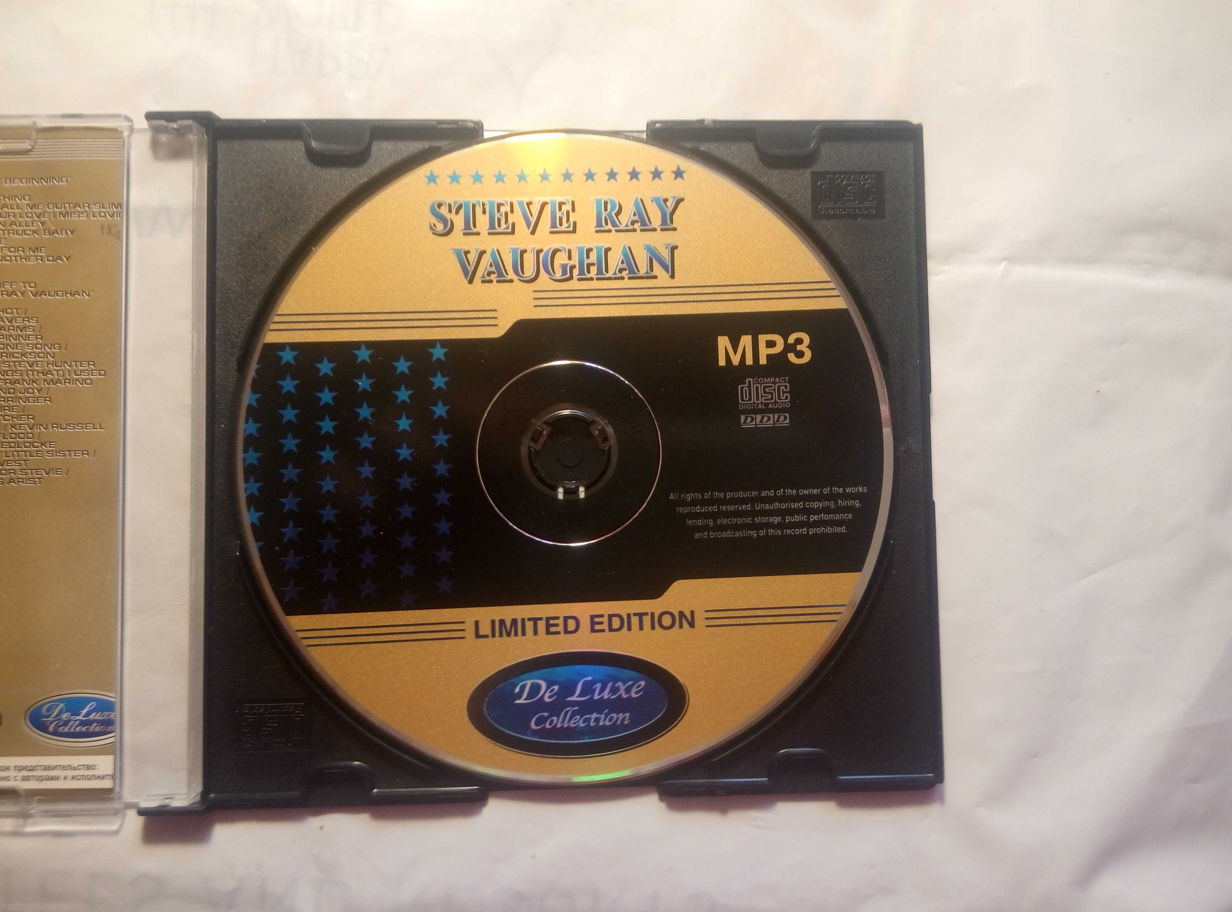 Stevie Ray Vaughan limited edition De Luxe collection Mp-3 диск