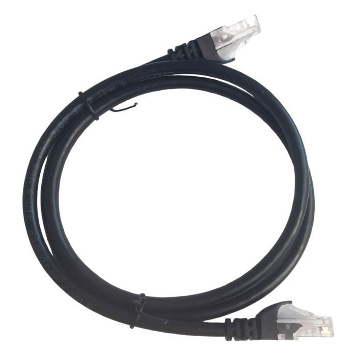 kabel sieciowy lan rj45 cat-6 ethernet 0.9m czarny