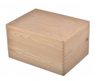 Pudełko drewniane 40x30x23 cm | Skrzynka na zabawki