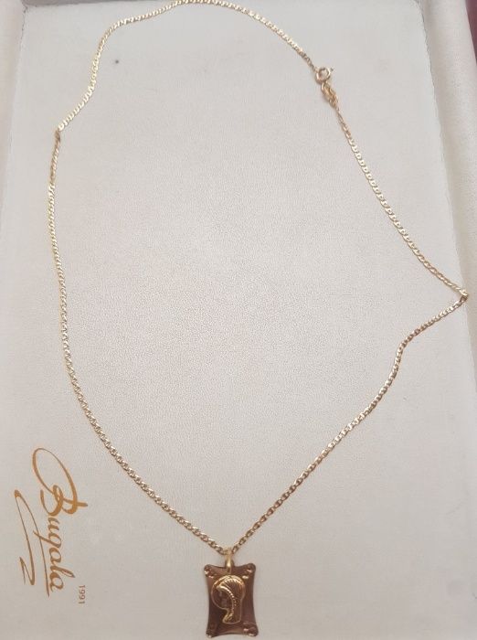 Łańcuszek Gucci + zawieszka Matka Boska, 45cm, , Super cena !!!