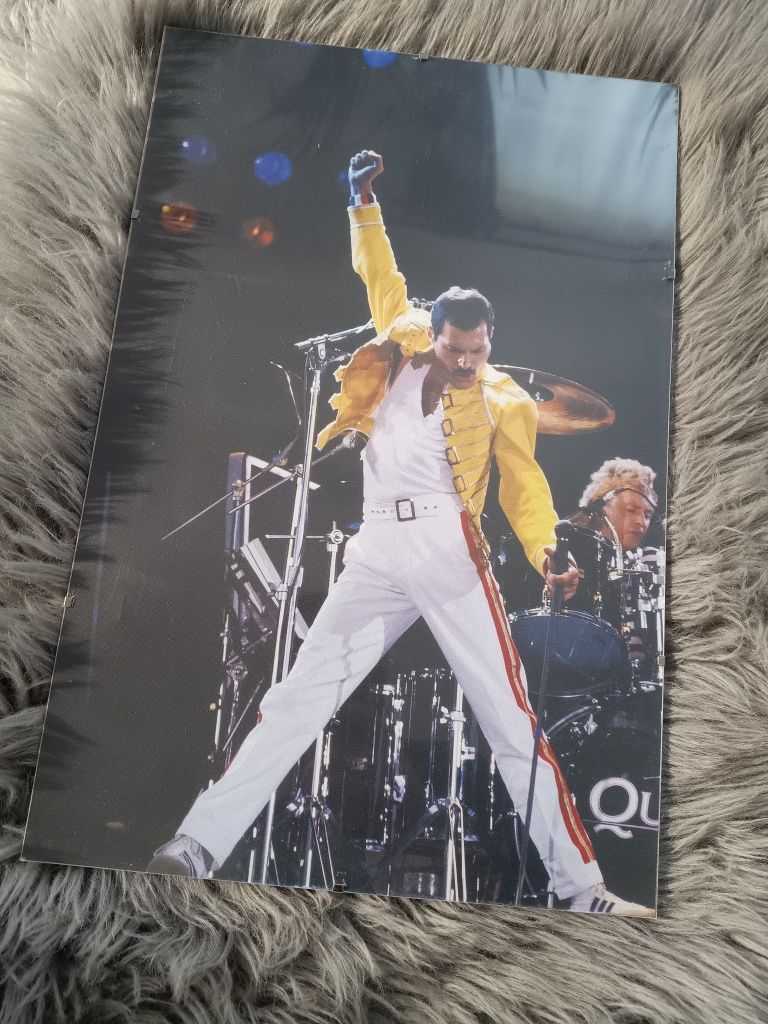 Obraz płótno plakat w antyramie Freddie Mercury Queen