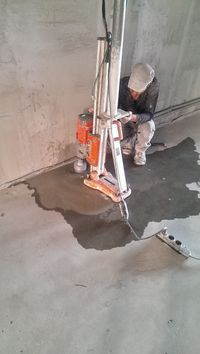 Бурение отверстий в бетоне