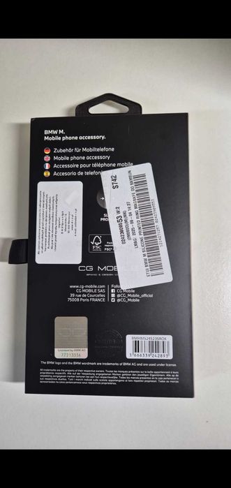 Etui BMW M Silicone do Samsung Galaxy S24 Czarny