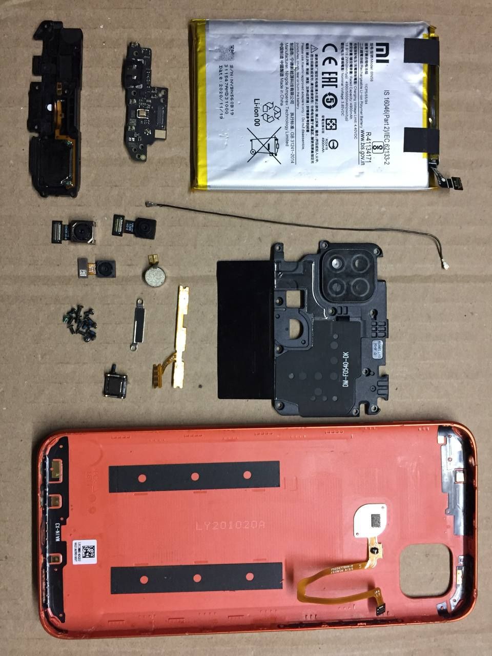 Телефон Xiaomi 9C NFC по запчастинах
