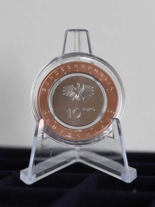Alemanha - Moeda 10 € Trimetálica - Em Terra (Mint "A" - Berlin)
