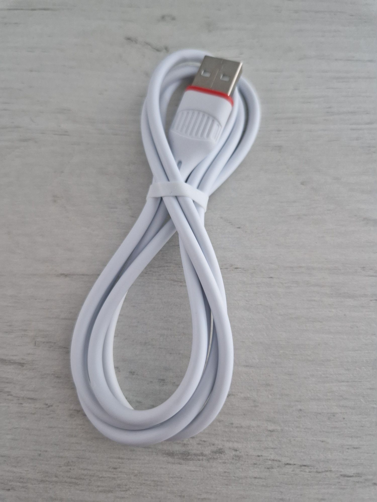 Borofone Kabel BX17 Enjoy - USB na Lightning - 2A 1 metr biały