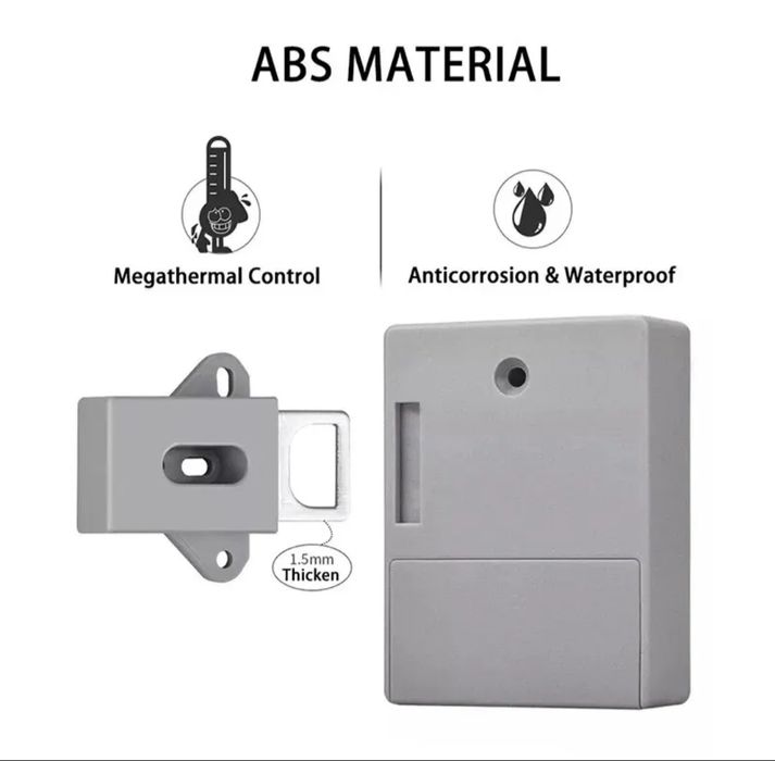 Мебельний, скритий rfid замок