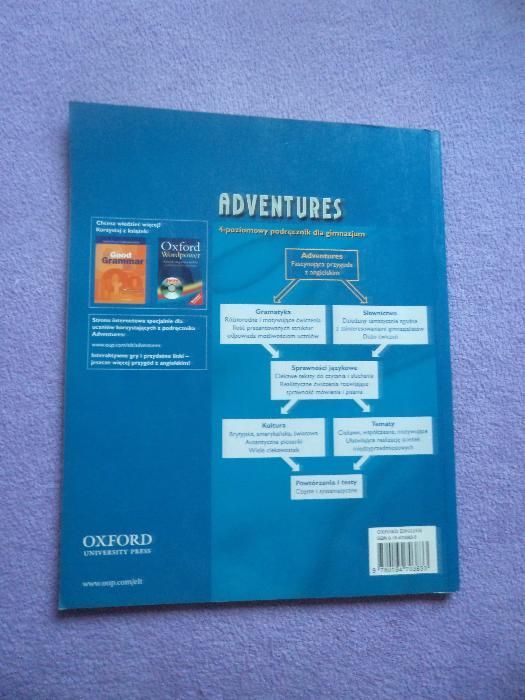 ADVENTURES- INTERMEDIATE podręcznik do nauki języka angielskiego