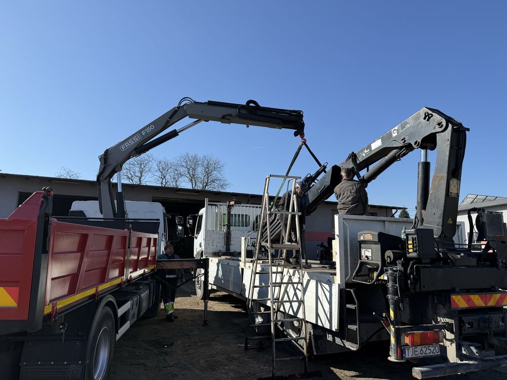 Serwis żurawi HDS. Naprawy , remonty. Palfinger Hiab Fassi Atlas Copma