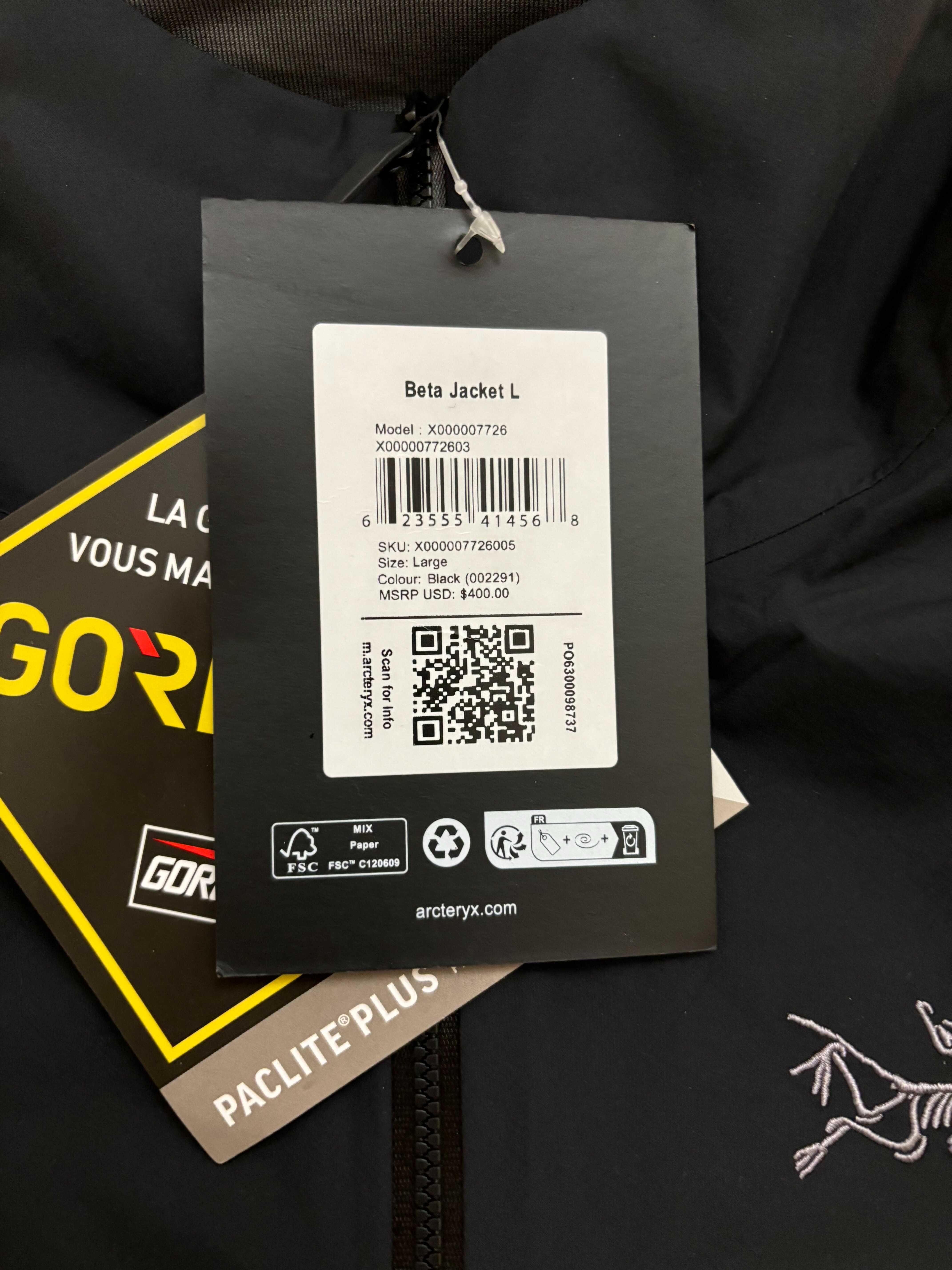 Wiatrówka ARCTERYX gtx