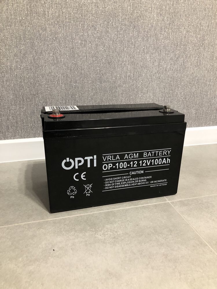 Аккумулятор VOLT OPTI AGM VRLA 100Ah 12V (6AKUV100AG)