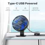 Wentylator USB SMARTDEVIL cichy biurkowy 4 prędkości przenośny stojacy