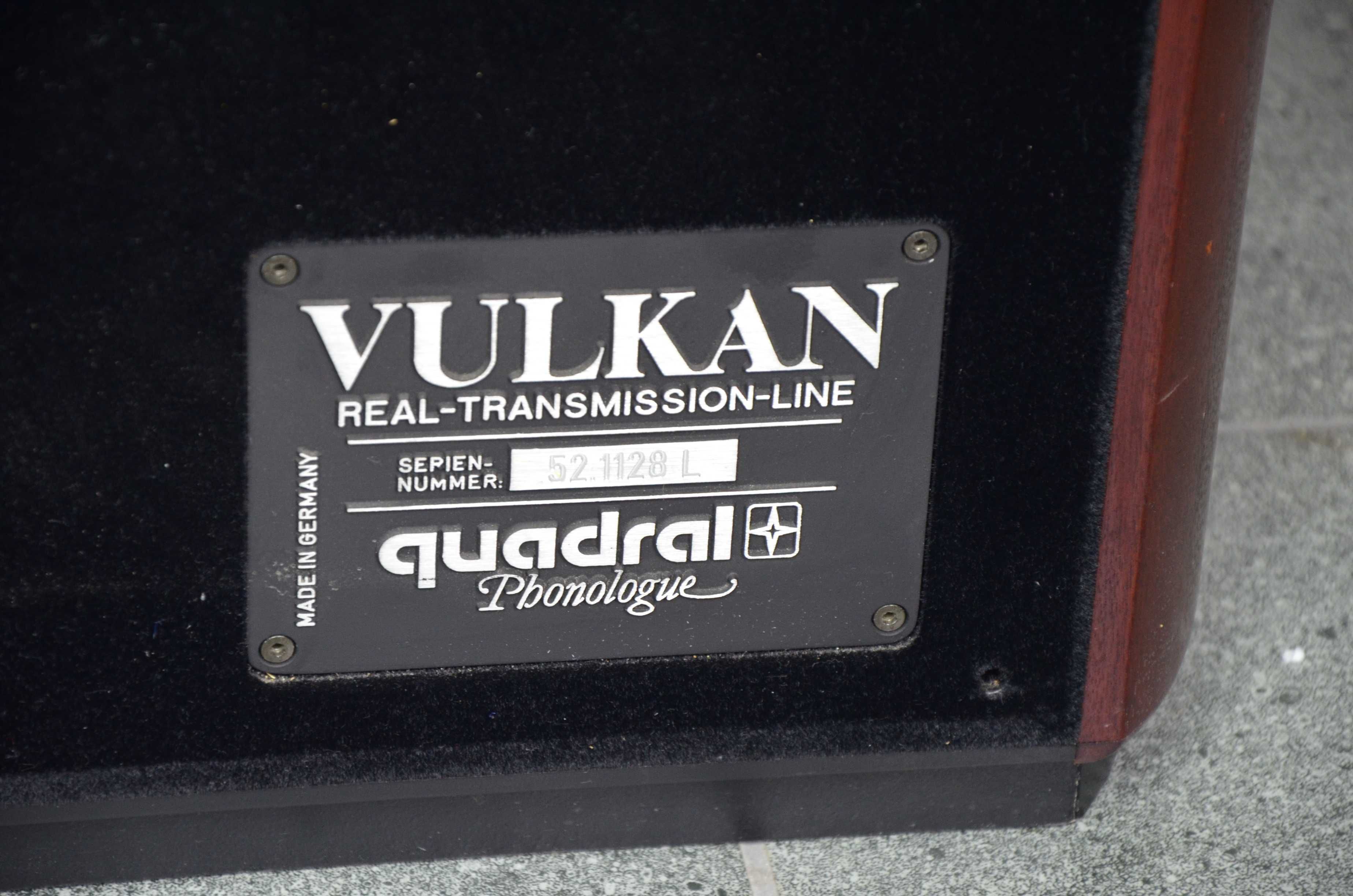 KOLUMNY Quadral Vulkan V linia transmisyjna Wstęga Okazja Hi-End