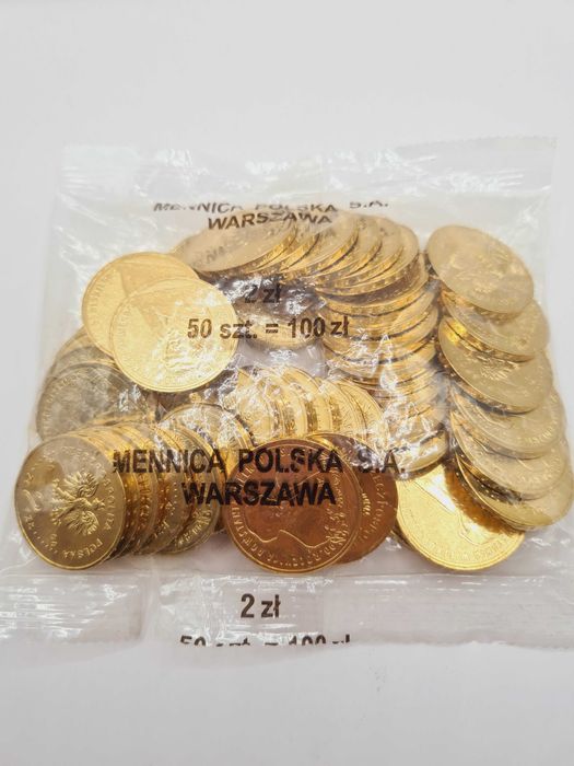 Woreczek menniczy 2 zł - 50 szt. 2 zł Powstania Wielkopolskiego 2008