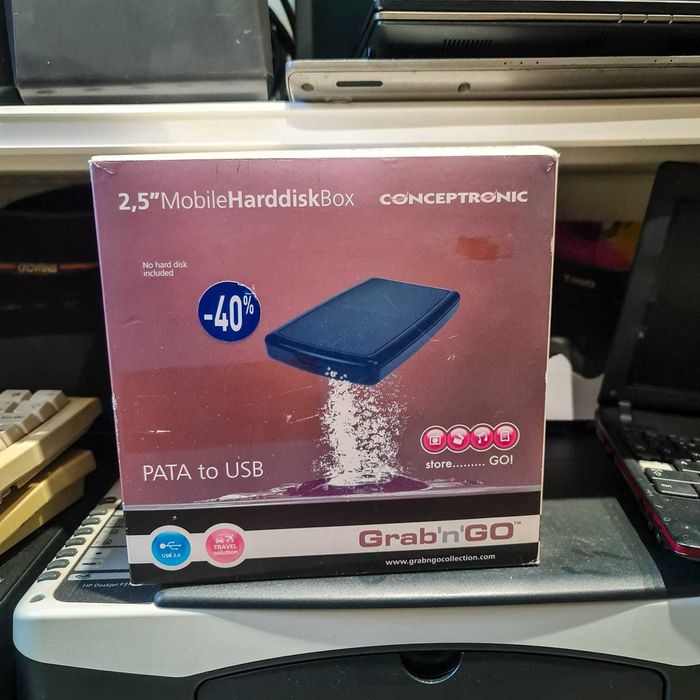 Conceptronic 2,5″ MobileHarddiskBox – IDE/PATA para USB 2.0