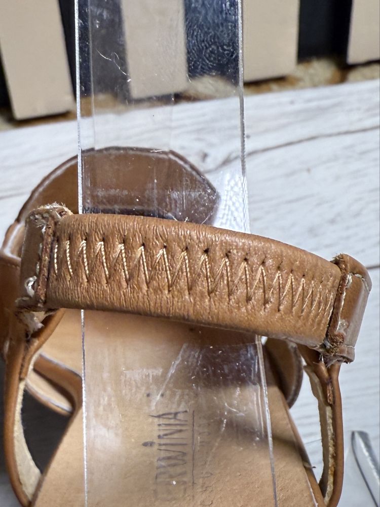 Eleganckie stylowe Czółenka damskie skóra naturalna tęgość H