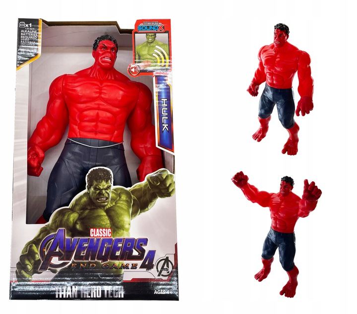 Duża Figurka Hulk Avengers Dźwięk