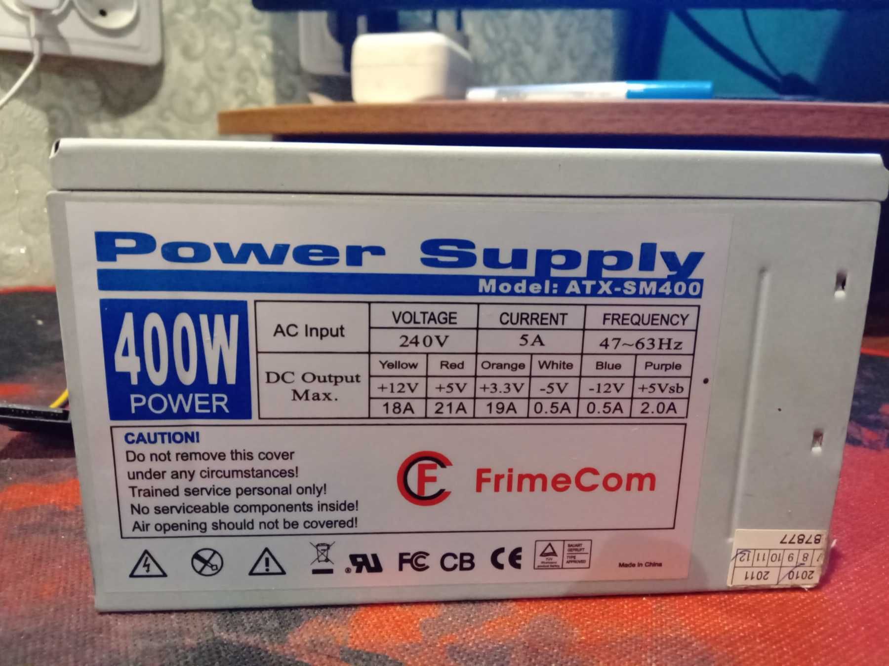 Блок питания power supply 400w sm400