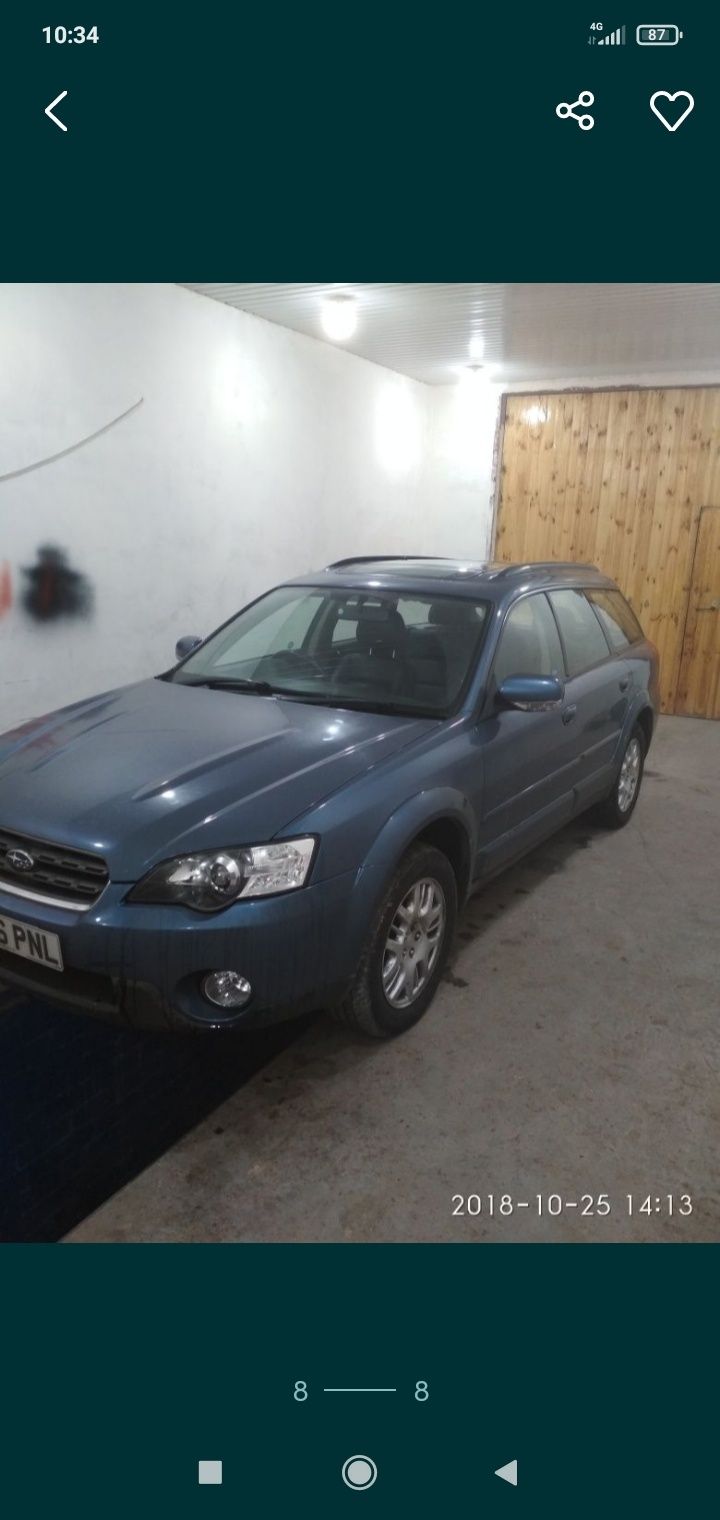 Капот Subaru legacy outback 2004-2008 разборка запчасти