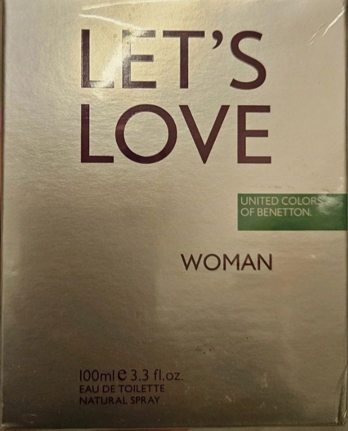 Unikat ! Benetton Let's Love Woda toaletowa dla kobiet 100ml