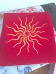 Toalha de tarot com sol