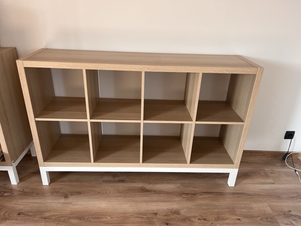 Kallax ikea , kallax z ramą nośną , regał kallax ikea