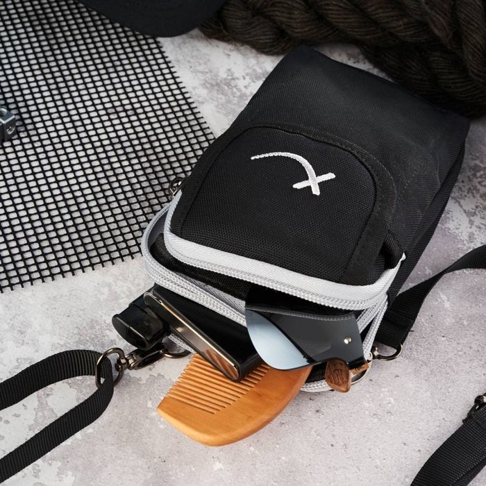 męska saszetka sportowa na ramię  sp-03-gr