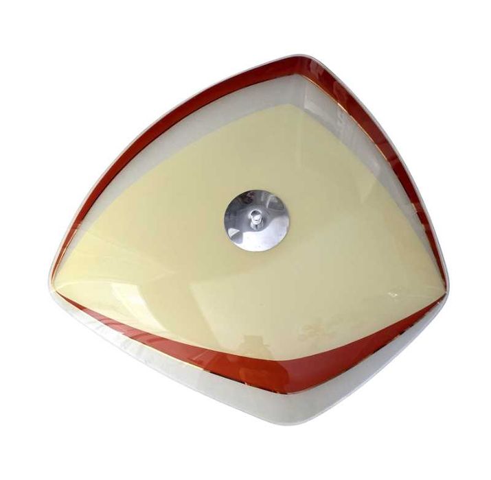 Vintage szklana lampa Napako lata 70te Czechosłowacja typ Parasolka