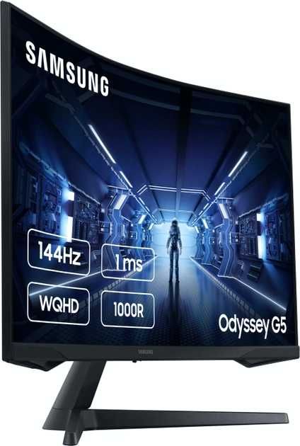 Монітор Samsung Odyssey G5 LC32G55T (LC32G55TQWIXCI) BLACK 144 Гц