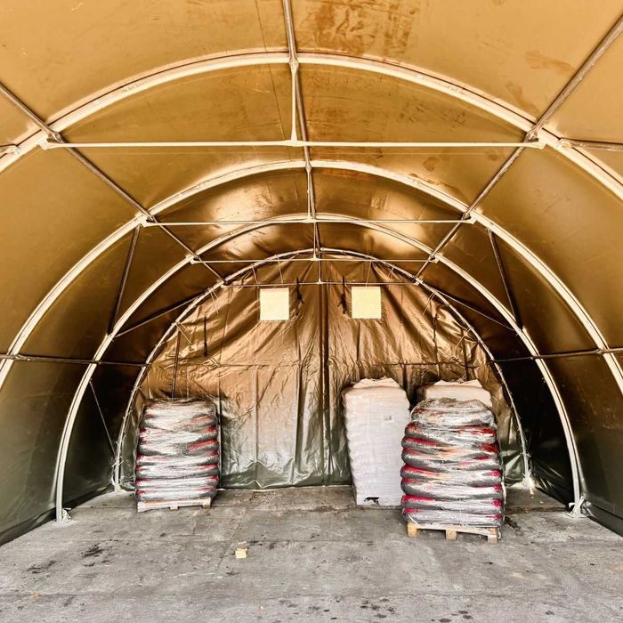 Hala Namiotowa Łukowa 6,1x9,15m. Całoroczna! namiot magazynowy, garaż