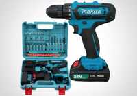 Акумуляторний шуруповерт Makita  24V + запасний акумулятор в кейсі