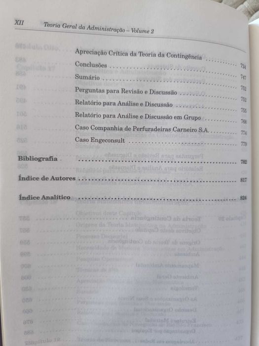 Livro "Teoria Geral da Administração - Volume II" Idalberto Chiavenato