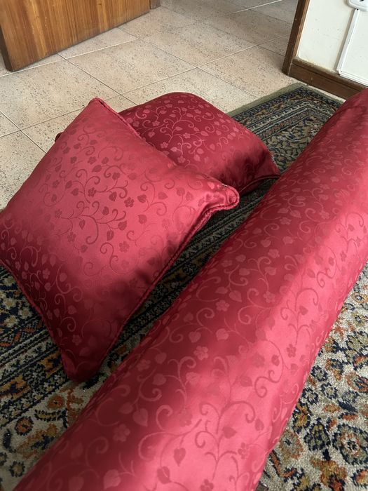 Almofada chouriço + 2 almofadas de canapé