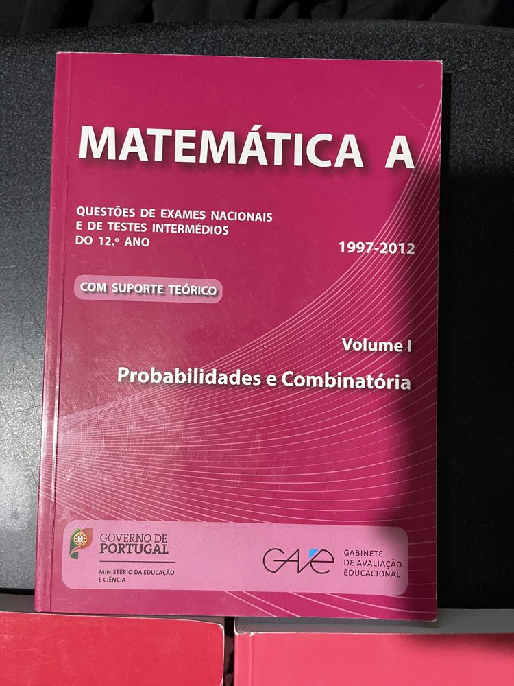 Livros exercícios exame Matemática 12 ano