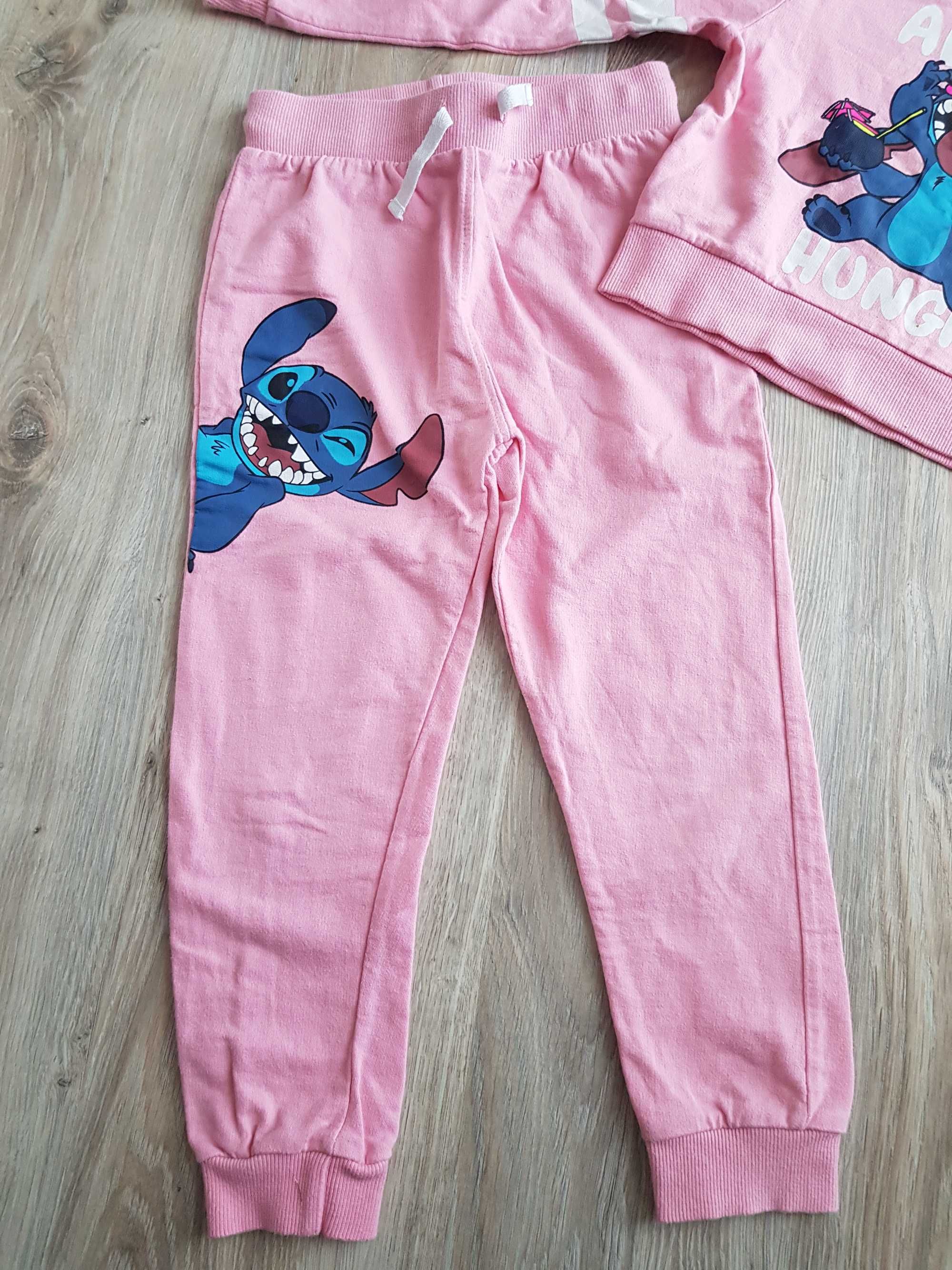 Dresy Stitch Koń bluza spodnie 2 pary Sinsay Lupilu dziewczynki 116